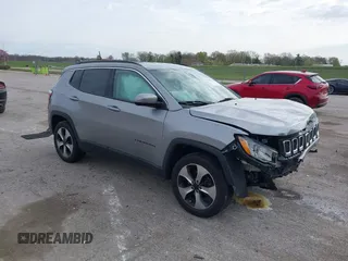 2017 Jeep Compass Latitude with VIN 3C4NJDBBXHT681727, listed as a IAAI auction lot 42026438 with 67,731 mi miles and . Bid and sale history available at DreamBid. Image 1.