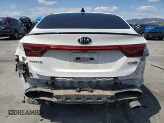 2021 Kia Forte GT-Line with VIN 3KPF34AD1ME298923, listed as a Copart auction lot 50998005 with 63,109 mi miles and Salvage Title. Bid and sale history available at carsss.com. Image 6.