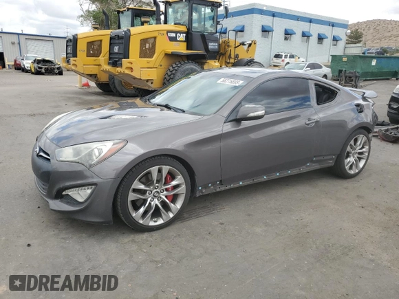 2013 Hyundai Genesis Coupe Grand Touring z VIN KMHHU6KJXDU091854, wystawiony jako Copart lot #56275895 z przebiegiem 113 625 mil mil oraz Szkoda całkowita • Salvage title. Historia ofert i sprzedaży dostępna na DreamBid. Obrazek 1.