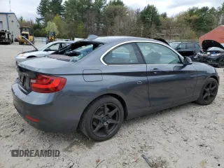 2017 BMW 2 Series 230i xDrive with VIN WBA2H9C34H7A25725, listed as a Copart auction lot 52499874 with 144,273 mi miles. Bid and sale history available at carsss.com. Image 3.