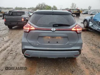 2021 Nissan Kicks SV with VIN 3N1CP5CV9ML519783, listed as a Copart auction lot 51659595 with 35,838 mi miles and Salvage Title. Bid and sale history available at carsss.com. Image 6.