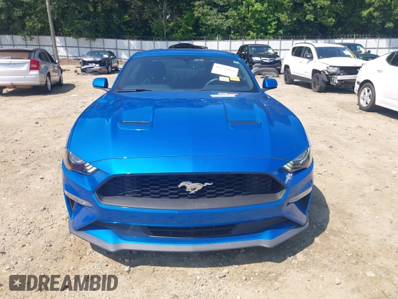 2019 Ford Mustang EcoBoost with VIN 1FA6P8TH3K5124197, listed as a IAAI auction lot 42579034 with 57,965 mi miles and . Bid and sale history available at DreamBid. Image 12.