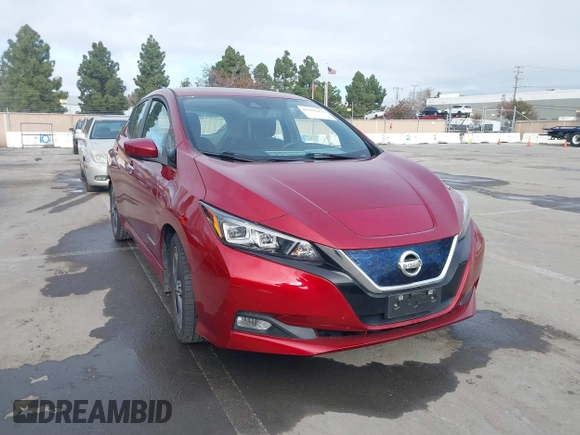 2019 Nissan LEAF SV z VIN 1N4AZ1CP2KC301692, wystawiony jako IAAI lot #41255433 z przebiegiem 36 916 mil mil oraz . Historia ofert i sprzedaży dostępna na DreamBid. Obrazek 1.