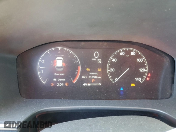 2024 Honda CR-V LX with VIN 2HKRS3H27RH317587, listed as a Copart auction lot 82719674 with 13,509 mi miles and Salvage Title. Bid and sale history available at DreamBid. Image 9.
