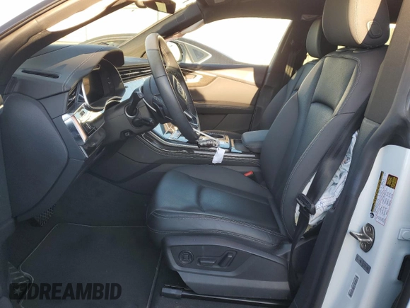 2022 Audi Q8 Prestige with VIN WA1FVBF14ND004473, listed as a Copart auction lot 78958544 with 0 mi miles and Salvage Title. Bid and sale history available at carsss.com. Image 7.