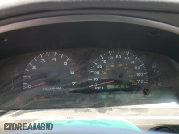 2001 Toyota 4Runner SR5 z VIN JT3GN86R610214954, wystawiony jako Copart lot #56042545 z przebiegiem 240 167 mil mil oraz Czysty tytuł • Clean title. Historia ofert i sprzedaży dostępna na DreamBid. Obrazek 9.