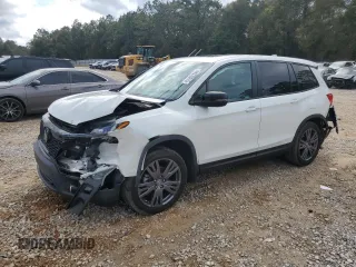 2021 Honda Passport EX-L with VIN 5FNYF7H52MB012779, listed as a Copart auction lot 44070215 with 66,836 mi miles and Salvage title. Bid and sale history available at DreamBid. Image 1.