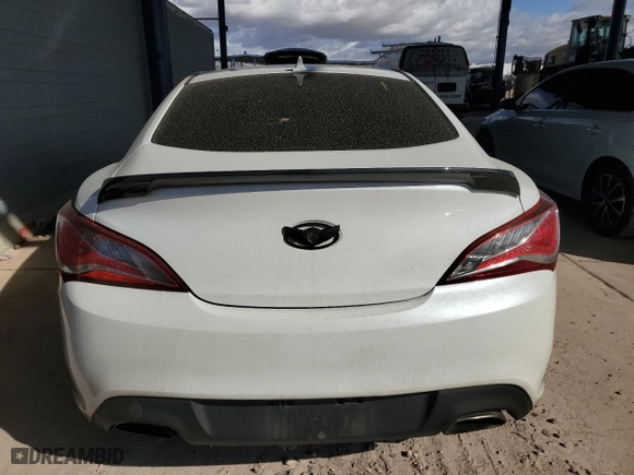 2013 Hyundai Genesis Coupe 2.0T R-Spec with VIN KMHHT6KD7DU104430, listed as a Copart auction lot 48002295 with 57,063 mi miles and Salvage Title. Bid and sale history available at carsss.com. Image 6.