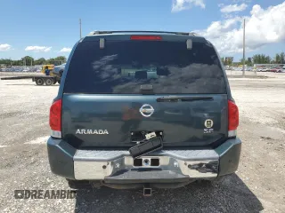 2005 Nissan Armada LE z VIN 5N1AA08A95N738884, wystawiony jako Copart lot #56823015 z przebiegiem 183 395 mil mil oraz Czysty tytuł • Clean title. Historia ofert i sprzedaży dostępna na DreamBid. Obrazek 6.
