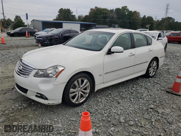 2010 Infiniti M with VIN JN1CY0AP2AM911705, listed as a Copart auction lot 68612054 with Not Provided miles and Clean Title. Bid and sale history available at DreamBid. Image 1.