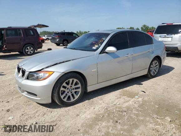 2007 BMW 3 Series 328i with VIN WBAVC535X7FZ71416, listed as a Copart auction lot 56311595 with 163,570 mi miles and Salvage title. Bid and sale history available at DreamBid. Image 1.