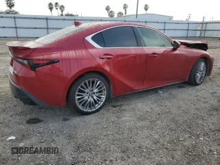 2022 Lexus IS with VIN JTHDA1D2XN5118601, listed as a Copart auction lot 86781894 with 59,375 mi miles and Salvage Title. Bid and sale history available at carsss.com. Image 3.