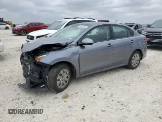 2020 Kia Rio S with VIN 3KPA24AD7LE267638, listed as a Copart auction lot 44261595 with 89,615 mi miles and Salvage Title. Bid and sale history available at carsss.com. Image 1.