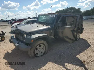 2018 Jeep Wrangler JK Unlimited Sport S with VIN 1C4BJWDG9JL886772, listed as a Copart auction lot 71031344 with 67,891 mi miles and Salvage Title. Bid and sale history available at carsss.com. Image 1.