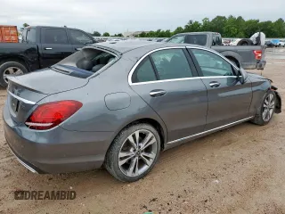 2019 Mercedes-Benz C 300 with VIN WDDWF8DB2KR516481, listed as a Copart auction lot 60709945 with 22,635 mi miles and Salvage title. Bid and sale history available at DreamBid. Image 3.