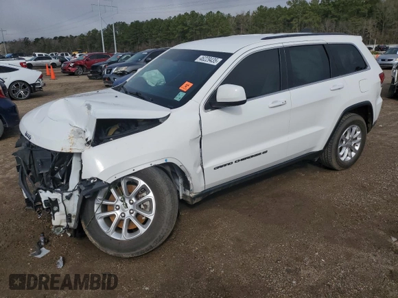 2022 Jeep Grand Cherokee Laredo E with VIN 1C4RJFAG0NC124987, listed as a Copart auction lot 46229435 with 43,786 mi miles and Salvage title. Bid and sale history available at DreamBid. Image 1.