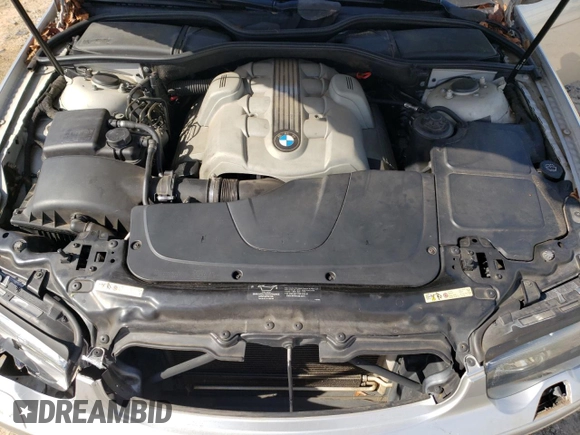 2003 BMW 7 Series 745i with VIN WBAGL63473DP68267, listed as a Copart auction lot 69923064 with 100,468 mi miles and Salvage title. Bid and sale history available at DreamBid. Image 11.