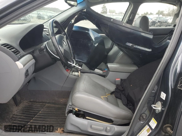 2004 Acura TSX with VIN JH4CL96854C014565, listed as a Copart auction lot 50443835 with 0 mi miles and Salvage Title. Bid and sale history available at carsss.com. Image 7.