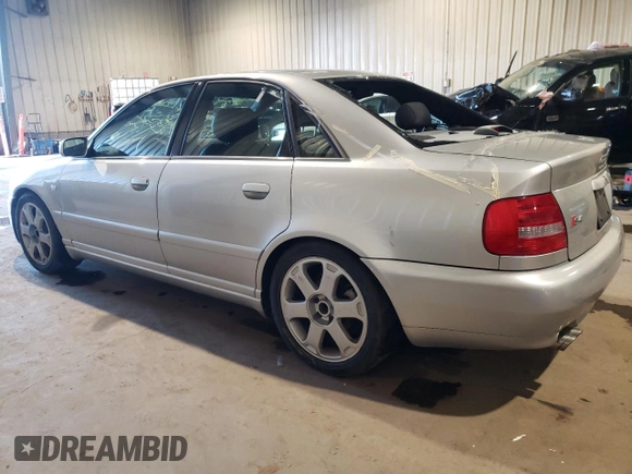 2001 Audi S4 with VIN WAURD68D91A134956, listed as a Copart auction lot 71486204 with 238,548 mi miles and Clean Title. Bid and sale history available at carsss.com. Image 2.