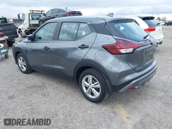 2023 Nissan Kicks S with VIN 3N1CP5BV8PL533373, listed as a IAAI auction lot 41637022 with 10,044 mi miles and . Bid and sale history available at DreamBid. Image 3.