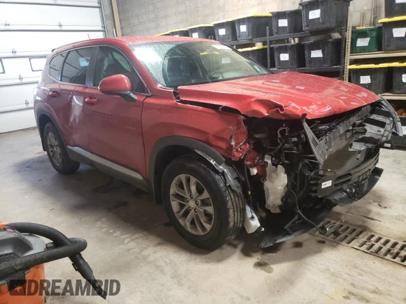 2020 Hyundai Santa Fe SE with VIN 5NMS2CAD5LH191893, listed as a Copart auction lot 41369023 with 14,341 mi miles and . Bid and sale history available at DreamBid. Image 4.