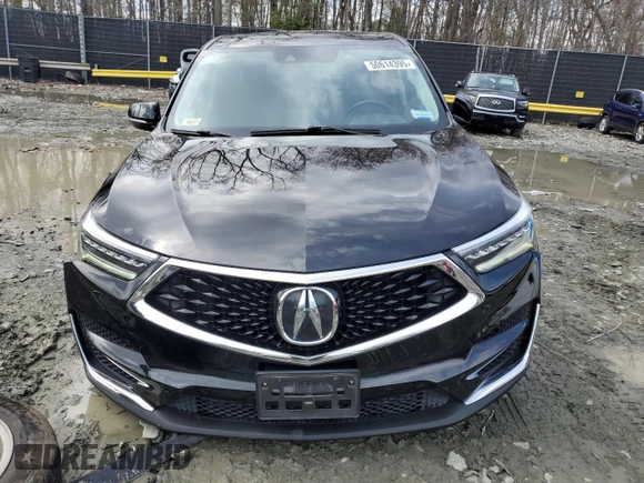 2021 Acura RDX with VIN 5J8TC2H37ML016880, listed as a Copart auction lot 50614395 with 51,915 mi miles and Salvage Title. Bid and sale history available at carsss.com. Image 5.