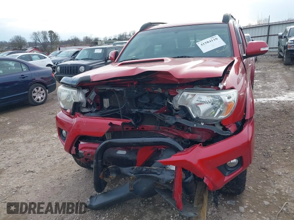 2015 Toyota Tacoma with VIN 3TMLU4EN8FM189953, listed as a IAAI auction lot 41584110 with 126,833 mi miles and . Bid and sale history available at DreamBid. Image 6.