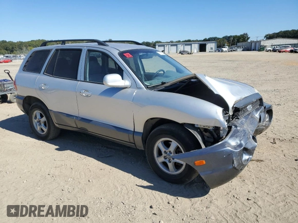 2003 Hyundai Santa Fe GLS with VIN KM8SC13D43U517220, listed as a Copart auction lot 76797714 with 126,733 mi miles and Salvage Title. Bid and sale history available at carsss.com. Image 4.