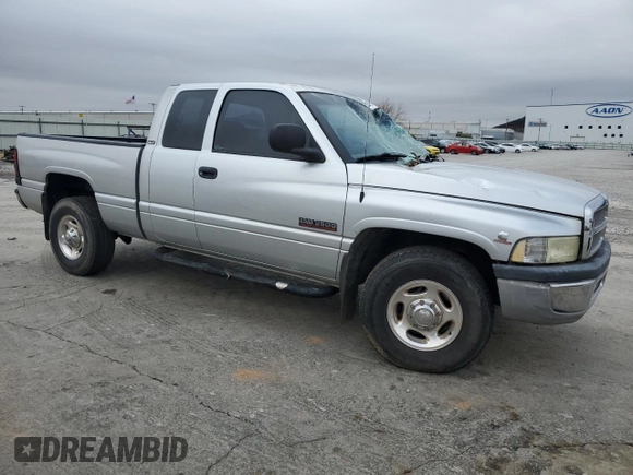 2002 Dodge Ram 2500 with VIN 3B7KC23682M263039, listed as a Copart auction lot 84555524 with 169,996 mi miles and Salvage Title. Bid and sale history available at carsss.com. Image 4.