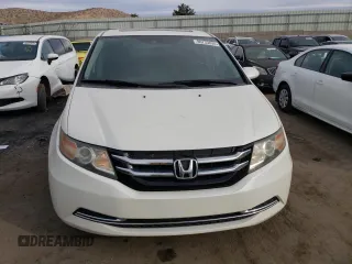 2014 Honda Odyssey EX-L with VIN 5FNRL5H65EB133365, listed as a Copart auction lot 86733834 with 116,391 mi miles and Salvage Title. Bid and sale history available at carsss.com. Image 5.