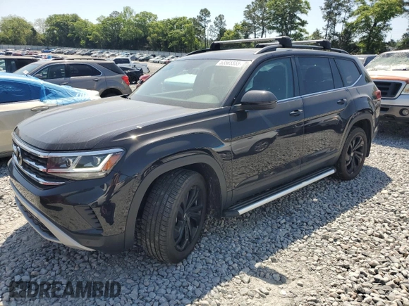 2022 Volkswagen Atlas SE with VIN 1V2JR2CA0NC546229, listed as a Copart auction lot 53565555 with 64,026 mi miles and Salvage title. Bid and sale history available at DreamBid. Image 1.