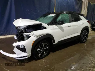2021 Chevrolet TrailBlazer RS with VIN KL79MUSL7MB068670, listed as a Copart auction lot 44054205 with 26,334 mi miles and Non Repairable. Bid and sale history available at carsss.com. Image 1.