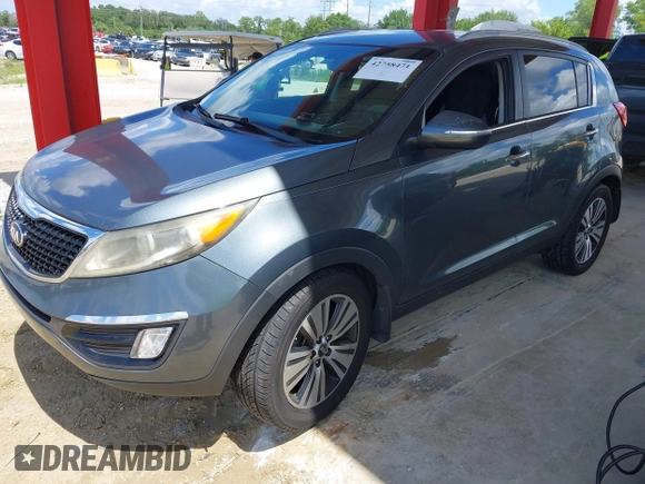 2014 Kia Sportage EX with VIN KNDPC3AC9E7608081, listed as a IAAI auction lot 42758471 with 255,381 mi miles and . Bid and sale history available at DreamBid. Image 2.