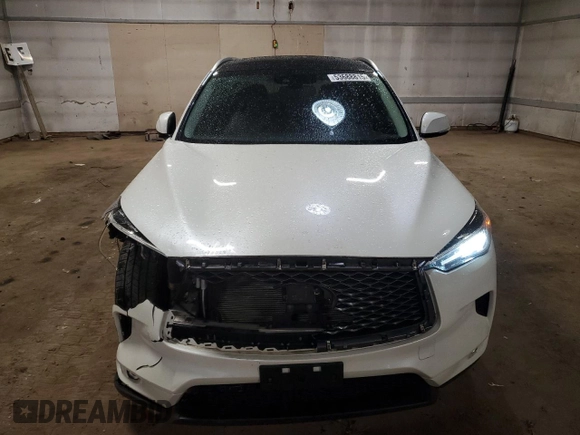 2021 Infiniti QX50 Luxe с VIN 3PCAJ5BB1MF109989, выставлен на аукционе Copart как лот 53688815 с пробегом 62 224 миль миль и Списание • Salvage title. История ставок и продаж доступна на DreamBid. Изображение 5.
