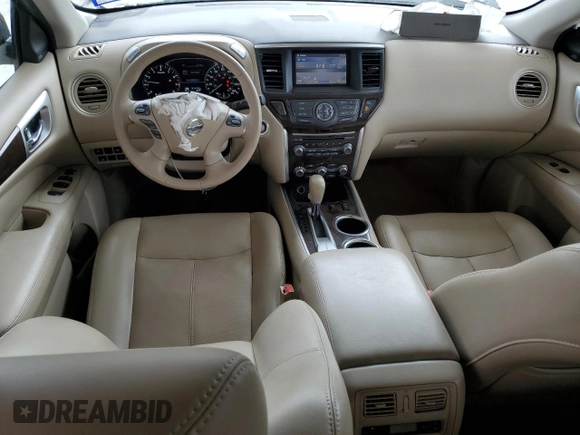 2015 Nissan Pathfinder SV with VIN 5N1AR2MN9FC600501, listed as a Copart auction lot 48445715 with 51,415 mi miles and Salvage Title. Bid and sale history available at carsss.com. Image 8.