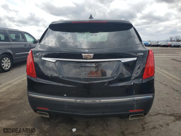 2017 Cadillac XT5 FWD with VIN 1GYKNARS5HZ118910, listed as a Copart auction lot 51138465 with 43,633 mi miles and Salvage Title. Bid and sale history available at carsss.com. Image 6.
