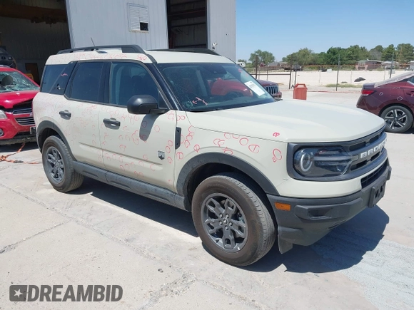 2024 Ford Bronco Sport Big Bend с VIN 3FMCR9B61RRE25163, выставлен на аукционе IAAI как лот 42553571 с пробегом 36 952 миль миль и . История ставок и продаж доступна на DreamBid. Изображение 1.