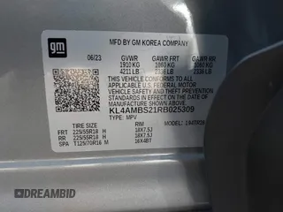 2024 Buick Encore GX Preferred z VIN KL4AMBS21RB025309, wystawiony jako IAAI lot #41534969 z przebiegiem 10 366 mil mil oraz . Historia ofert i sprzedaży dostępna na DreamBid. Obrazek 9.