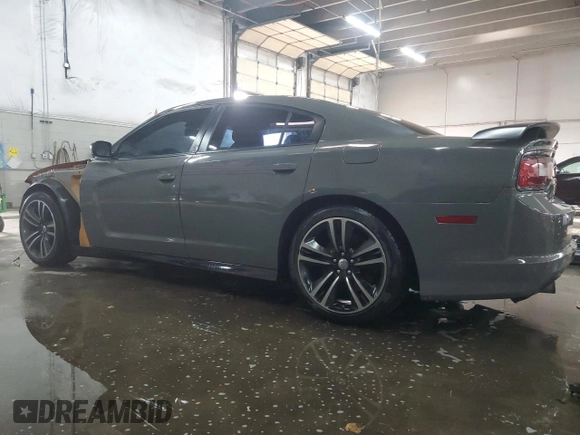 2014 Dodge Charger SRT8 Super Bee with VIN 2C3CDXGJ6EH213972, listed as a Copart auction lot 83898224 with 49,535 mi miles and Salvage Title. Bid and sale history available at carsss.com. Image 2.
