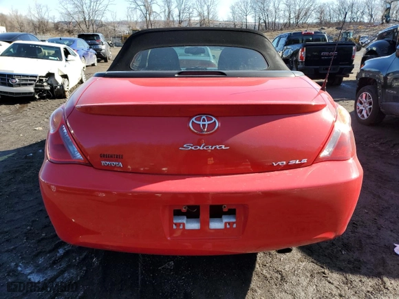 2005 Toyota Camry Solara SE with VIN 4T1FA38P65U058734, listed as a Copart auction lot 43072705 with 98,347 mi miles and Salvage Title. Bid and sale history available at carsss.com. Image 6.