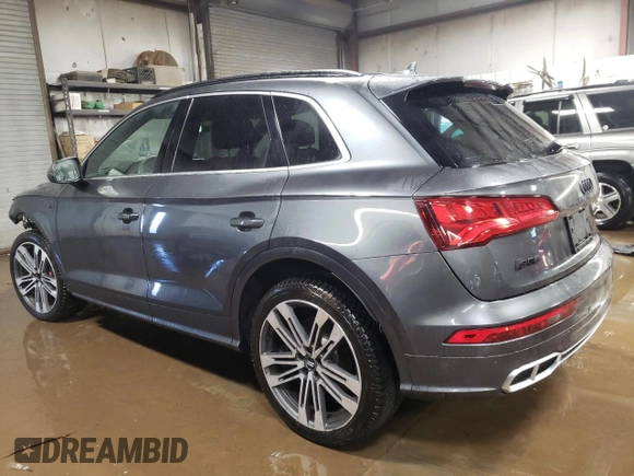 2018 Audi SQ5 Prestige with VIN WA1C4AFY2J2232765, listed as a Copart auction lot 42910454 with 52,752 mi miles and . Bid and sale history available at DreamBid. Image 2.
