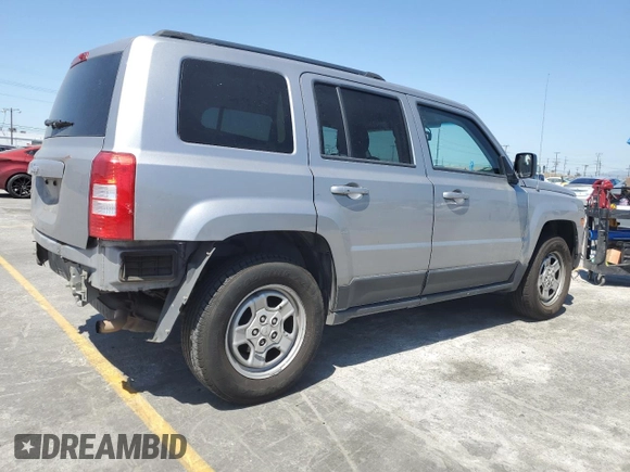 2016 Jeep Patriot Sport with VIN 1C4NJRBB4GD614526, listed as a Copart auction lot 56717795 with 159,955 mi miles and Salvage title. Bid and sale history available at DreamBid. Image 3.