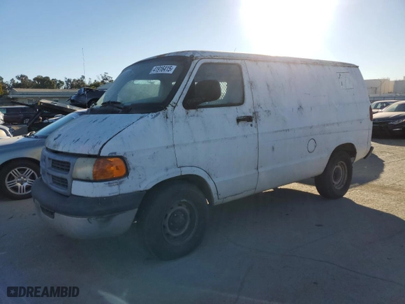 1998 Dodge Ram Van with VIN 2B7HB11X9WK152378, listed as a Copart auction lot 41916415 with NaN miles and Clean Title. Bid and sale history available at carsss.com. Image 1.