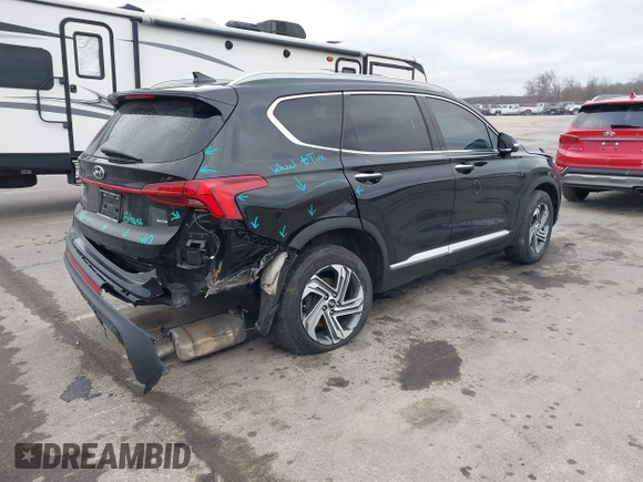 2023 Hyundai Santa Fe SEL with VIN 5NMS3DAJ5PH578071, listed as a IAAI auction lot 41738553 with 40,069 mi miles and . Bid and sale history available at DreamBid. Image 4.