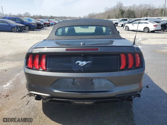 2020 Ford Mustang EcoBoost with VIN 1FATP8UH8L5112694, listed as a Copart auction lot 48355265 with 82,635 mi miles and Salvage Title. Bid and sale history available at carsss.com. Image 6.