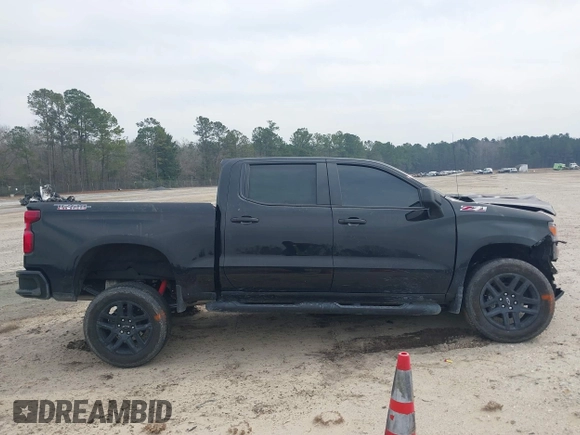 2024 Chevrolet Silverado 1500 Custom Trail Boss with VIN 3GCUDCED1RG202440, listed as a IAAI auction lot 41795793 with 1 mi miles. Bid and sale history available at carsss.com. Image 13.