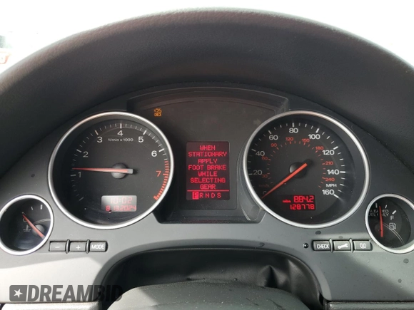 2004 Audi A4 3.0L with VIN WAUAT48H04K002500, listed as a Copart auction lot 67114134 with 128,778 mi miles and Salvage Title. Bid and sale history available at carsss.com. Image 9.