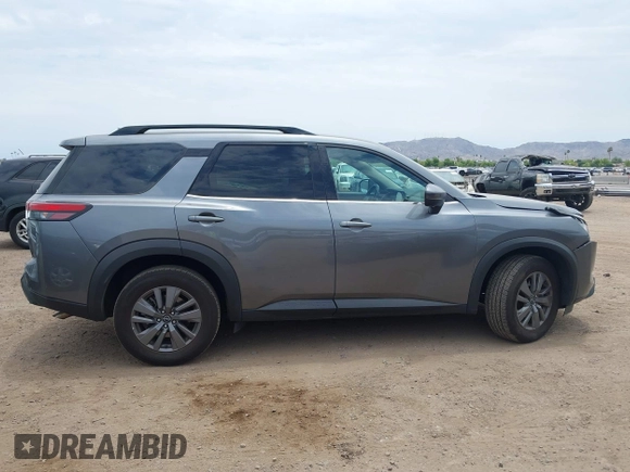 2024 Nissan Pathfinder SV with VIN 5N1DR3BA9RC276196, listed as a IAAI auction lot 42761906 with 31,693 mi miles and . Bid and sale history available at DreamBid. Image 13.