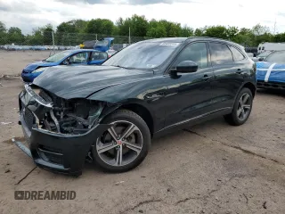 2018 Jaguar F-Pace 35t R-Sport with VIN SADCL2EV1JA253557, listed as a Copart auction lot 58405545 with 72,552 mi miles and Salvage title. Bid and sale history available at DreamBid. Image 1.