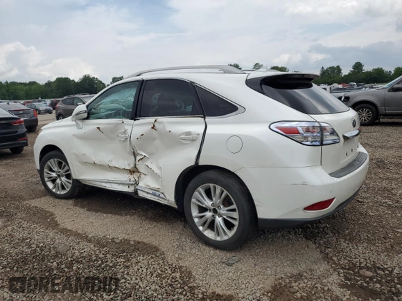 2011 Lexus RX 450h with VIN JTJBC1BA3B2037513, listed as a Copart auction lot 62951555 with Not provided miles and Clean title. Bid and sale history available at DreamBid. Image 2.